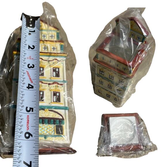 PartyLite P8275 Cafe Amsterdam Tealight Candle House Holder - Picture 4 of 5